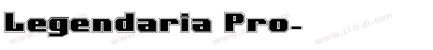 Legendaria Pro字体转换